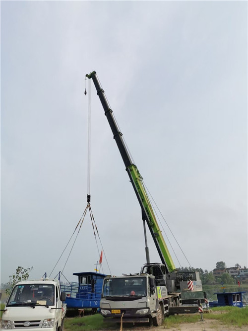 南海区桥梁建设吊装案例